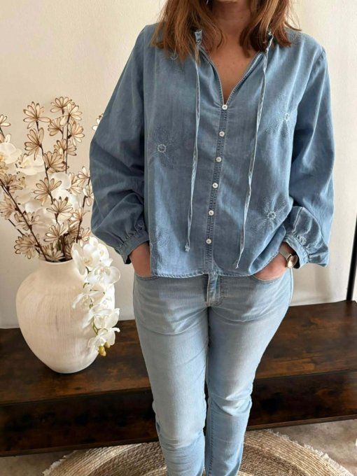 blouse en jean 