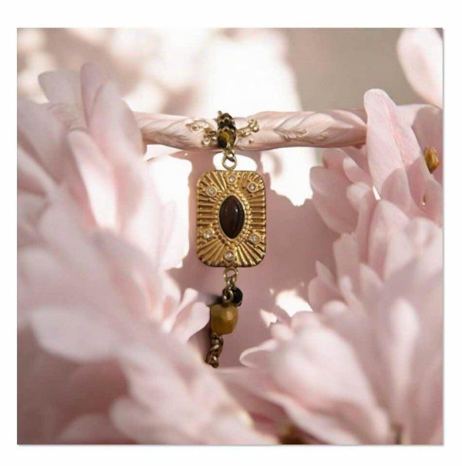 Bracelet chaine perlé 